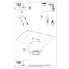 Ceiling lamp VALDE concrete modern and stylish design