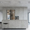 Ceiling lamp VALDE concrete suitable for various interior spaces