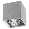 Contemporary ceiling lights Sollux Lighting Ceiling lamp VALDE concrete