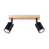 Stylish LED lights Sollux Lighting Ceiling Lamp VERDO 2 Black

