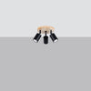 Elegant ceiling lights Sollux Lighting Ceiling lamp VERDO 3P black