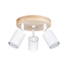 Sollux Lighting Ceiling Lamp VERDO 3P White semi-flush mount light
