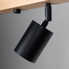 Wooden accent Sollux Lighting Ceiling lamp VERDO 4 black