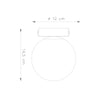 Timeless elegance of YOLI 1 Black ceiling lamp

