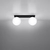 Stylish simplicity with YOLI 2 Black ceiling light
