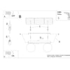 YOLI 2 white modern flush ceiling light design
