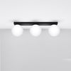 Enhance your living room with YOLI 3 Black ceiling lights