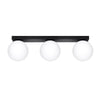 Versatile YOLI 3 Black flush mount ceiling light design