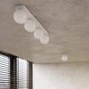 YOLI 3 white modern flush ceiling light design