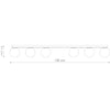 Minimalist flush mount ceiling light – Sollux Lighting Ceiling Lamp YOLI 6 White