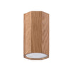 Flush ceiling lights with LED for modern interiors Ceiling lamp ZEKE 10 oak