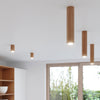 Compatible with LED lights Ceiling lamp ZEKE 3 oak