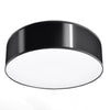 LED ceiling lights Sollux Lighting Ceiling Ceiling lamp ARENA 35 black