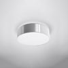 LED ceiling lights Sollux Lighting Ceiling lamp ARENA 35 grey