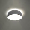 Modern flush mount ceiling light Sollux Lighting Ceiling lamp ARENA 35 grey
