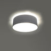 Elegant flush lights for ceiling Sollux Lighting ARENA gray