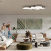 Minimalist flush ceiling lights Sollux Lighting Ceiling Lamp ARENA gray