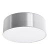 Modern flush ceiling lights with Sollux Lighting Ceiling Lamp ARENA gray