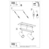Modern flush semi flush ceiling lights Sollux Lighting DIREZIONE 2 black