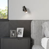 Black semi flush mount ceiling light Sollux Lighting DIREZIONE 2 black