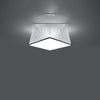 Sollux Lighting Ceiling Lamp HEXA 25 Silver for minimalist home lighting
