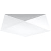 Sollux Lighting Ceiling Lamp HEXA 45 White geometric flush mount
