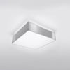 "Flush mount ceiling light Sollux Lighting HORUS 35 Grey for modern interiors