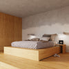 Modern flush mount ceiling light Sollux Lighting HORUS 35 grey