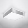 Stylish ceiling lights Sollux Lighting Ceiling lamp HORUS 45 grey
