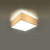Elegant white flush mount ceiling light Sollux Lighting HORUS