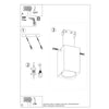 Oak wood flush ceiling lights Sollux Lighting Ceiling Lamp KEKE 10 Oak