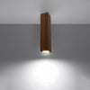 LED flush ceiling lamp Sollux Lighting Ceiling Lamp KEKE 30 oak
