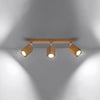 Versatile Sollux Lighting Ceiling Lamp KEKE 3 Oak for any room
