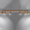 Versatile Sollux Lighting Ceiling Lamp KEKE 6 Oak for any room