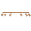 Modern Sollux Lighting Ceiling Lamp KEKE 6 Oak for stylish interiors
