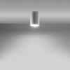 Industrial flush mount light Sollux Lighting Ceiling lamp LAGOS 10 white