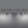 Experience Modern Aesthetics With Sollux Lighting Ceiling Lamp LEMMI 6L White
