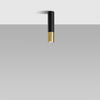 Ceiling lamp LOOPEZ black/golden  for enhancing home beauty with minimalism