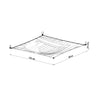 Sleek Sollux Lighting Ceiling Lamp LUNA 2 White for hallways and living rooms