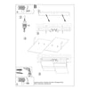 Scandinavian-inspired flush ceiling light Sollux Lighting Ceiling Lamp MASSIMO Chrom
