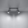 Adjustable angle light Sollux Lighting Ceiling Lamp MERIDA 2 White