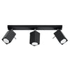 Industrial lighting Sollux Lighting Ceiling Lamp MERIDA 3 black