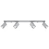 Industrial style lighting Sollux Lighting Ceiling lamp MERIDA 4L grey