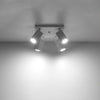 Adjustable angle light Sollux Lighting Ceiling Lamp MERIDA 4 White