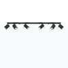 High-quality steel semi flush ceiling lights Sollux Lighting Ceiling lamp MERIDA 6L black