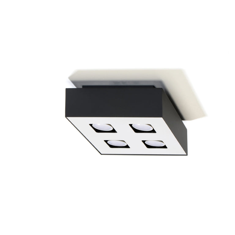 Sollux Lighting Ceiling Lamp MONO 4 Black