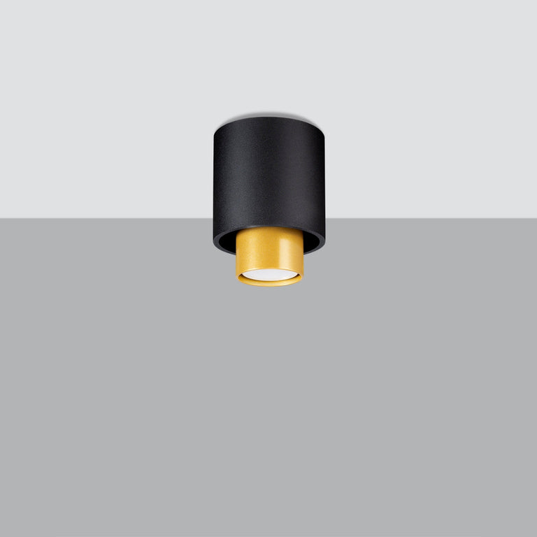 Sollux Lighting Ceiling Lamp NESI Black