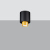 Black Sollux Lighting ceiling lamp with a modern design
