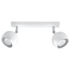 Flush semi flush ceiling lights from Sollux Lighting Ceiling Lamp OCULARE 2 White