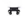 Semi flush mount lighting with Sollux Lighting Ceiling Lamp OCULARE 4 black